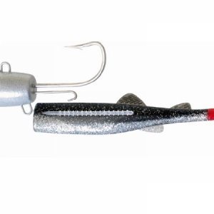 Jigová hlava Ice Fish Jig Sea strieborno-modrá 2ks