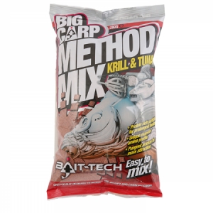 Krmivo Bait-tech Big Carp Method Mix Krill and Tuna 2kg