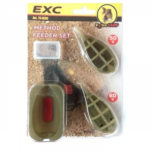 Sada krmítok Extra Carp EXC Method Feeder Set + tvarovacia forma