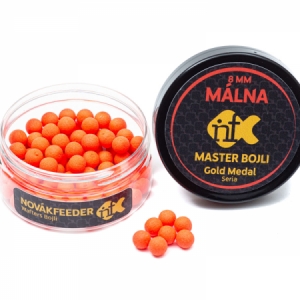 Wafters boilies Novák Feeder Gold Medal Master 8mm - malina
