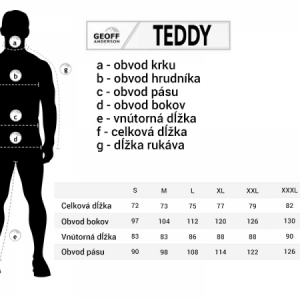 Mikina s kapucňou Geoff Anderson Teddy Brown