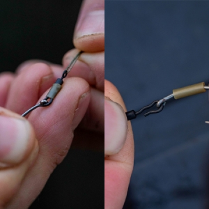 Obratlík s krúžkom na háčik Fox Edges Kwik Change Hook Swivel veľ.10
