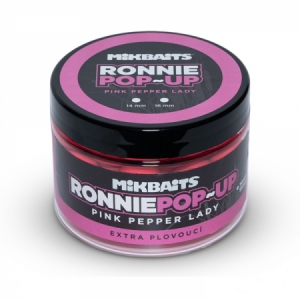Extra plávajúce fluo boilies Mikbaits Ronnie Pop-up 16mm